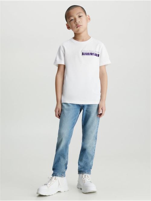 HERO MINI LOGO T-SHIRT CALVIN KLEIN JEANS | IB0IB01697/YAF